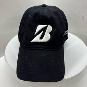 Bridgestone Black Golf Cap Tour B strapback Hat